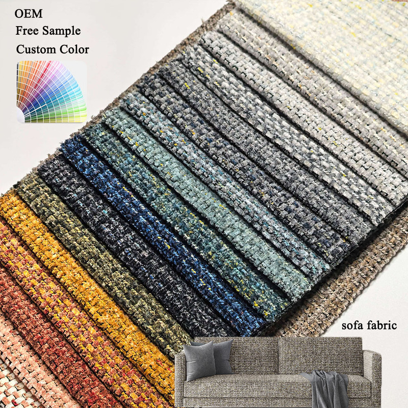 OEM Custom Knitted Chenille Velvet Fabric