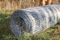 Clôture en fil de fer galvanisé pour ferme et champ, maille métallique pour bétail, chèvres, cerfs, chevaux - Protection durable pour le bétail dans la cour