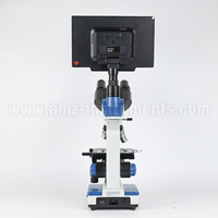 NK-210TLCD10 40X-2500X Digital Biological Microscope With 10.1-Inch LCD Screen Monitor Built-In 2.0MP Microscope Camera