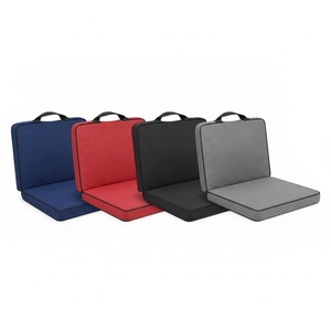 Stadium <b>Seat</b> Cushion Foldable <b>Foam</b> <b>Pad</b> Polyester Cover Carry Handle Custom Logo Screen Printed Bleacher Gift - Product Image 4