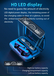 Mayorista M19 TWS Airbuds con Powerbank para teléfono móvil Pantalla LED Audifono Auriculares Wireless Ecouteur Bluetooth Auricular - Product Image 3