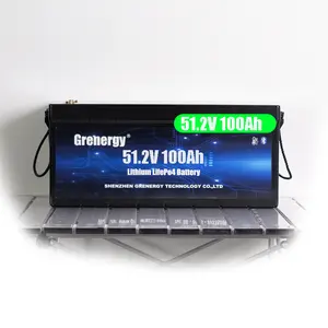 Ứng dụng thông minh grenergy 51.2V năng lượng lưu trữ LiFePO4 Pin 50Ah 100Ah 48V Golf giỏ hàng pin lithium điện năng lượng mặt trời Pin