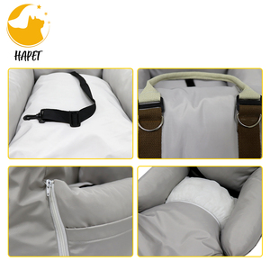 Cuccia per Auto per Cani, Portatile e Confortevole, per Uno o Due Animali, Design Sostenibile, Motivo Solido, per Viaggi, Vendita all'Ingrosso - Product Image 6