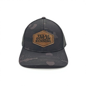 Richardson 112 6 Panel Trucker <b>Hat</b> Custom Leather Patch Embroidery Logo Low Moq Wholesale Premium Mesh Snapback Cap Apparel - Product Image 5