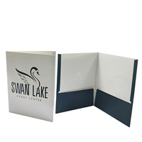 Porte-documents A4 en papier couché style enveloppe avec personnalisation pour insertion de couverture de livre, feuilles mobiles et porte-cartes