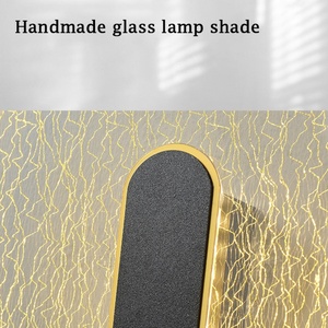 Lámpara de Pared Moderna Minimalista para Dormitorio u Hotel, Lámpara LED Acrílica Redonda Dorada, Regulable, con Soporte de Pared - Product Image 5