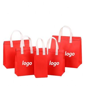 Reusable Non-woven Laminated Aluminum Foil Insulated Takeaway Bags for Food <b>Milk</b> Cake & <b>Chocolate</b> - Product Image 1