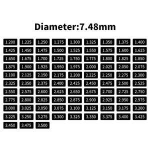 Kit de cales de valve réglables de 7.48mm pour Kawasaki KLX250 EX250 KLE650 KX250F ZX-6R ZX-9R Z1000 <span class=keywords><strong>Z750S</strong></span> ZZR600 ZX636, 47 pièces - Product Image 3