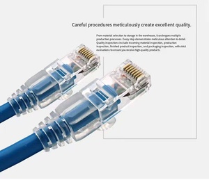 Hot bán <span class=keywords><strong>Cat6</strong></span> cat6A UTP Mạng LAN cáp 1m-50m OEM vá dây; thông tin liên lạc Cáp - Product Image 3