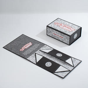 Caja de papel plegable de primera calidad Lipack, cajas rígidas de forma cuadrada impresas con logotipo personalizado - Product Image 3