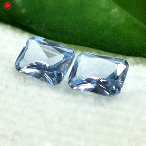 Redleaf Trang Sức Đá Quý Aquamarine 5A Spinel 104 # Đá Hình Chữ Nhật Tổng Hợp Spinel Đá Quý Rời - Product Image 3