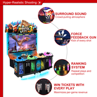Monster Eye 3 Unite Ce Coin Operated Game Center 4 Players Light Gun Shooting Arcade Game Machine Console
