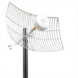 Antenne verticale V9 à gain élevé 2*30dBi, bande complète 698-6000MHz, compatible 5G 4G LTE 3G, IP67, 100W, avec support de montage pour communication - Product Image 4
