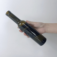 Bouteilles en verre vert olive pour vin et huile, 200 ml, 250 ml, 500 ml, 700 ml, 750 ml, 1000 ml