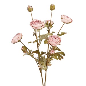 Artificial Lotus Flower 5 <b>Heads</b> Vintage <b>Style</b> Silk Flower Home Decor - Product Image 4