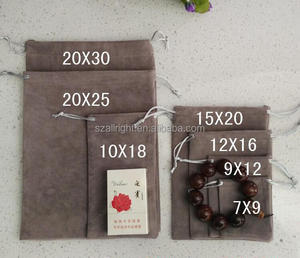 ถุงกำมะหยี่ย่อยสลายได้พร้อมเชือกผูกสำหรับใส่เครื่องประดับ พิมพ์โลโก้ได้ตามต้องการ สำหรับของขวัญและงานฝีมือ ขายส่ง - Product Image 3