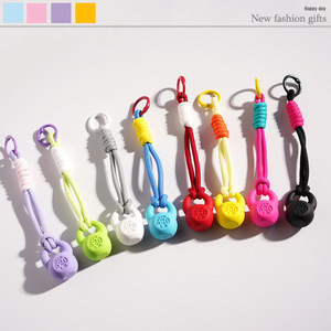 Rope Kettlebell Pendant Fitness Keychain Sports Accessory Plastic Gift Charms <b>Key</b> <b>Chains</b> <b>Holder</b> Accessories Keychain - Product Image 1