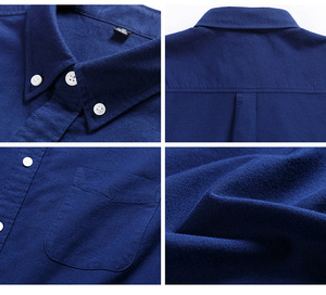 Camicia Oxford in Cotone Traspirante Antistatica per <span class=keywords><strong>Uomo</strong></span>, Uniforme Aziendale, Abbigliamento <span class=keywords><strong>da</strong></span> Ufficio Invernale, <span class=keywords><strong>Divisa</strong></span> <span class=keywords><strong>da</strong></span> <span class=keywords><strong>Lavoro</strong></span> - Product Image 2