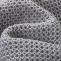 Serviette de Bain en Coton 100% à Tissage Gaufré, Texture Nid d'Abeille, Douce, Absorbante, Séchage Rapide, Légère, pour Hôtel et Piscine, Vente en Gros, OEM