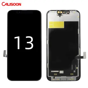 Layar LCD Ponsel Asli Afficheur Telo Ercan untuk Iphone 13 14 12 Mini 11 Xs Xr Layar Lcd Pengganti