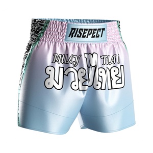 Shorts de boxe thaïlandaise professionnels pour entraînement et compétition, shorts de Muay Thai personnalisés - Product Image 3