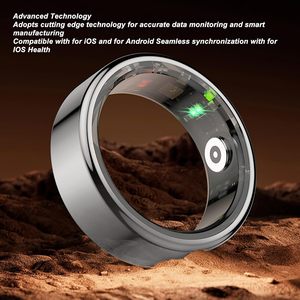 OEM Intelligent Android Waterproof Finger Smart Ring Sleep <b>Tracker</b> Touch Fitness <b>Tracker</b> Health Men Smart Ring - Product Image 5