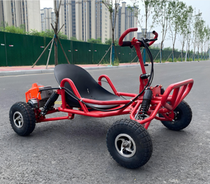 Kart à pédales à essence 80CC tout-terrain UTV, moto de plage pour le drift, avec moteur deux temps, vitesse de 35 km/h pour les aventures en plein air, roues de 6 pouces - Product Image 5