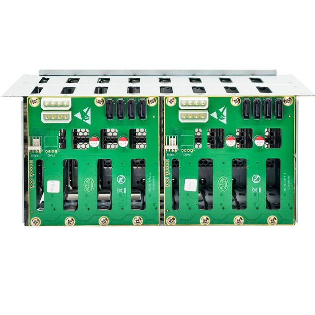 Stock Mini-itx 8Bay NAS Chassis Fans FLEX PSU MATX Motherboard with Aluminum HDD Shell 8+2 Bay 4PCI Expansion Slots Case Usb