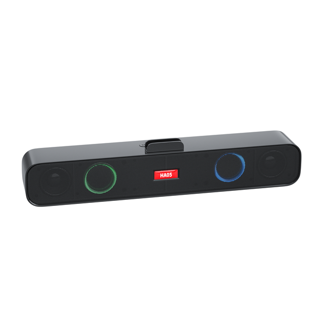 10W Hot Sale LED RGB Light 3D Surrounding Home Theater System Bass Box Bluetooth Speaker Sound Bar for Party