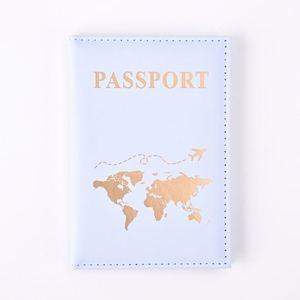 Porta Pasaportes de Cuero PU con Bloqueo RFID para Documentos de Viaje, Personalizable con Logotipo, Plegable, 10 Colores - Product Image 5