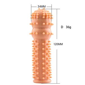 Sperma Ring wieder verwendbares Silikon sperren Realistische Dildo Penis Ärmel Drachen Magie Kondom mit Verlängerungen Cock Tpe Penis Ärmel - Product Image 5