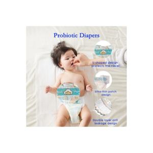 Free Samples Custom Organic <strong>Baby</strong> Diapers Nappies Super Absorbent Diapers Soft Hypoallergenic Probiotic for Sensitive <strong>Skin</strong> - Product Image 1
