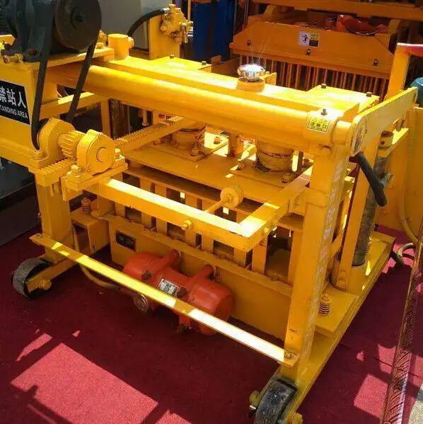 low price building egg laying mobile brick machine interlocking Manual block making machine for sale