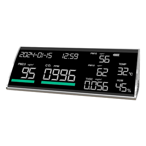 Monitor de Calidad del <span class=keywords><strong>Aire</strong></span> Multifuncional 9 en 1 a <span class=keywords><strong>Precio</strong></span> Promocional, Detector de <span class=keywords><strong>Aire</strong></span> con PM2.5, CO2, TVOC, Temperatura y Humedad - Product Image 1