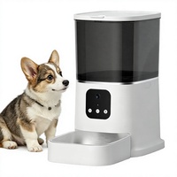 Distributeur automatique de nourriture intelligent pour animaux de compagnie, anti-colmatage, portable (sur batterie/charge), design bouteille, élégant, mignon, avec minuterie programmable