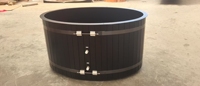 Baignoires à immersion froide SANSHENG modernes de haute qualité, personnalisées, en acier inoxydable 304, en bois de cèdre rouge, pour bain de glace à domicile ou spa