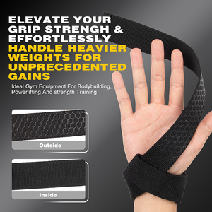 Tali Angkat Beban MKAS untuk Latihan Kekuatan, Body Building, Deadlift, Powerlifting, dan Angkat Berat untuk Pria dan Wanita - Product Image 5