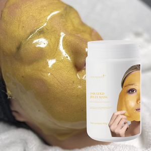 BANGWEI Oem Jelly 24 k bubuk masker wajah, masker wajah karet kupas lembut asam hialuronat emas 24 k - Product Image 1