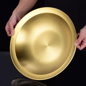 ชามสแตนเลส 304 วินเทจ ทรงหมวกฟาง สำหรับสลัด ราเม็ง บาร์บีคิว อาหารตะวันตก พาสต้า <span class=keywords><strong>อาหารทะเล</strong></span> และอาหารแห้ง - Product Image 2