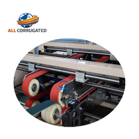 Machine à plier, coller et coudre le carton ondulé à grande vitesse tout-en-un