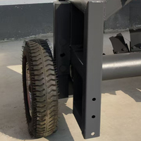 Retourneur de compost motorisé tracté par tracteur pour la production de fertilisant organique et de fumier d'élevage à grande échelle et haute efficacité