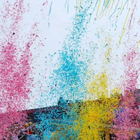 Canon à confettis électrique à air comprimé en métal coloré avec commande manuelle pour scène, mariage et fêtes d'ouverture