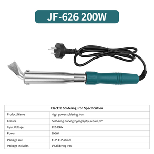Pistola de Soldar Eléctrica de Alta Potencia 100/200W, Herramienta de Reparación y Retrabajo con Temperatura Ajustable, Venta al por Mayor - Product Image 5