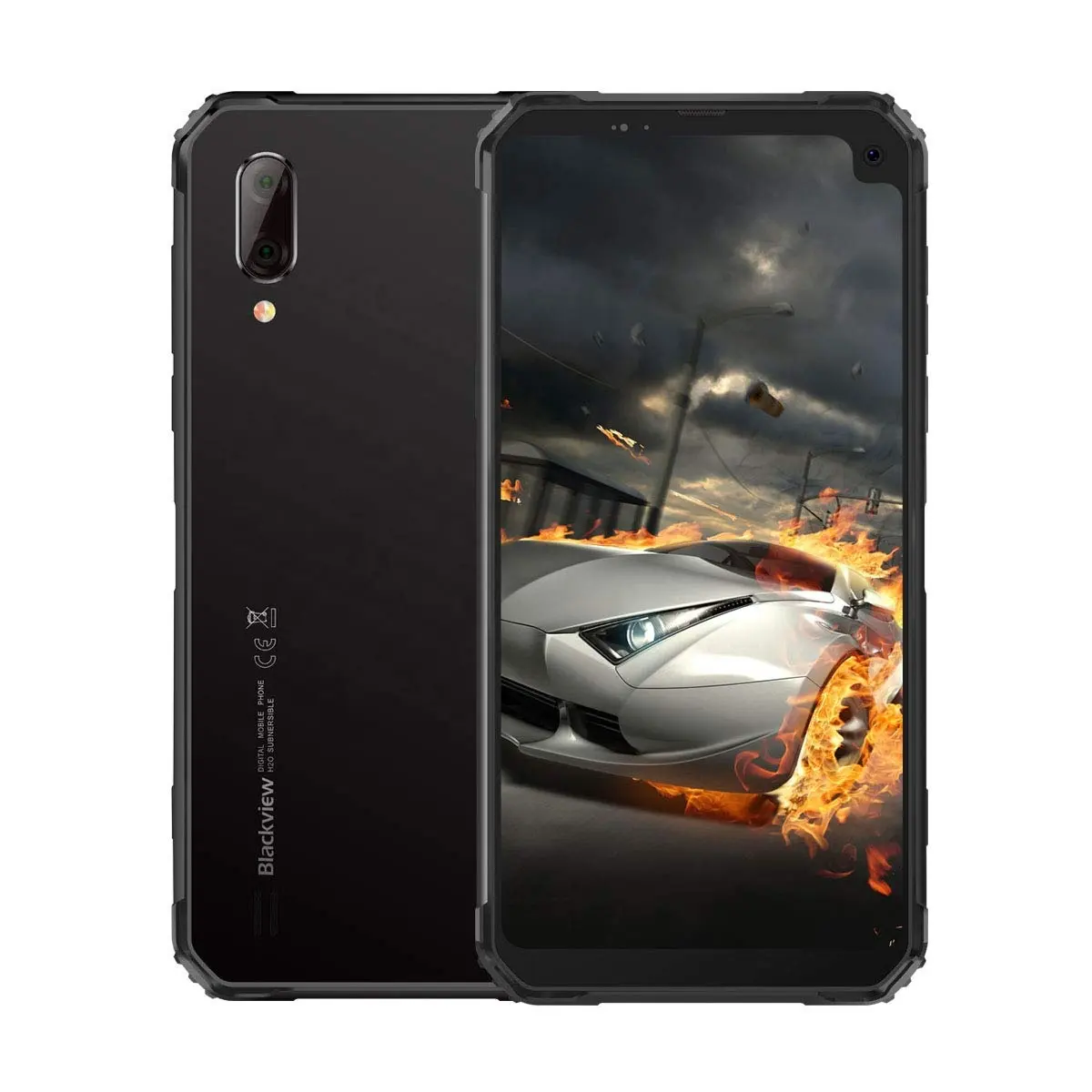 Blackview New BV6100, The First 6.8inch Large Screen Three Anti-Cell Phone, MTK6761, 3+16G, 5580mah Large Battery, Support NFC