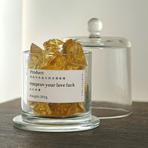 Pot à bougie en verre vide <span class=keywords><strong>de</strong></span> luxe pour la décoration <span class=keywords><strong>de</strong></span> la maison, avec couvercle en forme <span class=keywords><strong>de</strong></span> dôme, pots à bougie en verre, pot <span class=keywords><strong>de</strong></span> bougie - Product Image 6