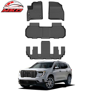Fits For Chevy Traverse GMC Acadia Buick Enclave 2024-2026 W/7 Seats <b>TPE</b> Floor Mats 3D Molded Waterproof - Product Image 1
