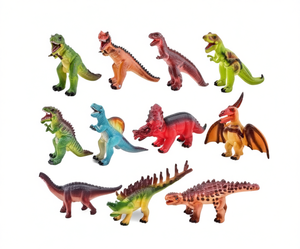 Giocattoli Dino, Set di 12 Figurine di Dinosauri in Plastica, Misure Medie e Piccole, Set di Animali per Bambini, Collezione di Giocattoli Classici - Product Image 1