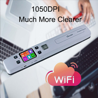 IS02 Mini Iscan A4 JPG/PDF格式Wifi 1050DPI便携式LCD彩色屏幕文档/图像扫描仪商务