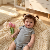 Poupée Reborn réaliste de 20 pouces en vinyle souple, jouet pour enfants, cadeau, vente en gros, personnalisable