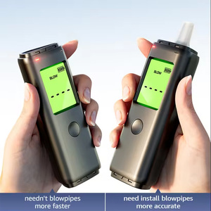 Alat Tes Alkohol untuk Pemeriksaan Mengemudi Dalam Keadaan Mabuk, Breathalyzer, Detektor Alkohol Presisi Tinggi untuk Penggunaan di Rumah, Model Layar <span class=keywords><strong>Digital</strong></span> Terbaru - Product Image 4